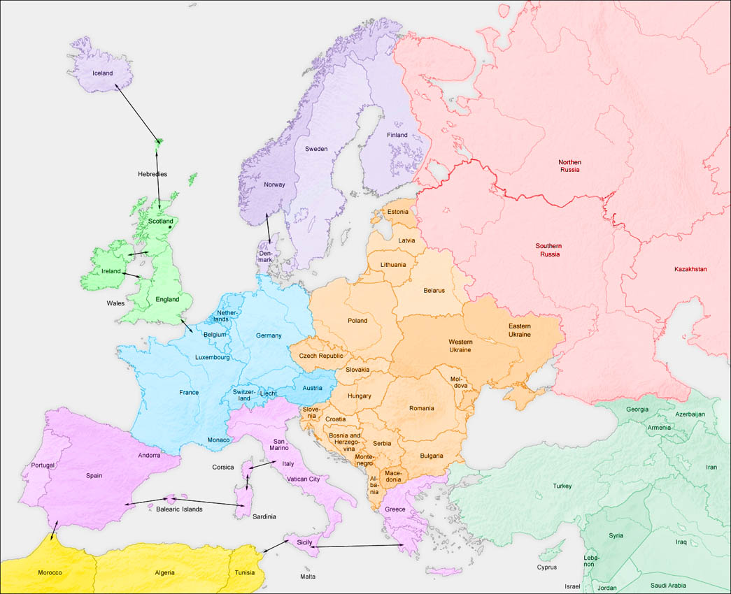 the map